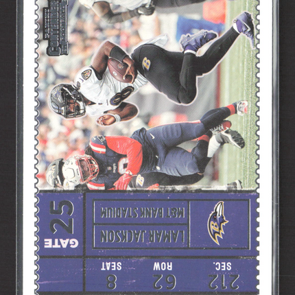 2023 Panini Contenders Football Game Day Ticket Lamar Jackson #GDT-LJA
