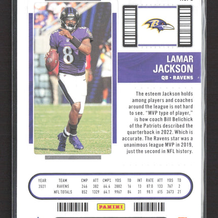 2023 Panini Contenders Lamar Jackson #5