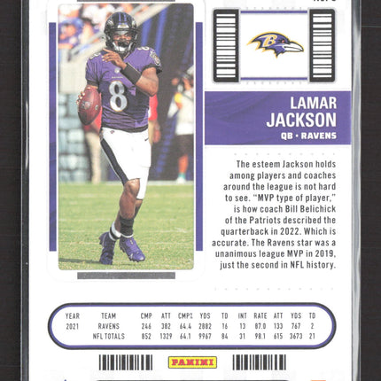 2023 Panini Contenders Football Lamar Jackson #5