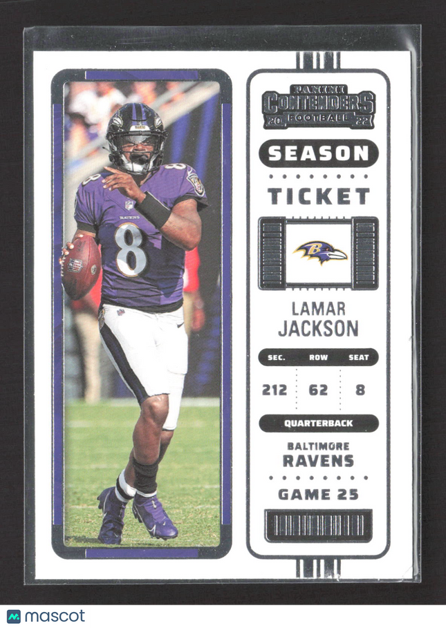 2022 Panini Contenders Football Lamar Jackson #5