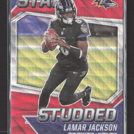 2021 Panini Rookies & Stars Prizm Star Studded Lamar Jackson #SS-14