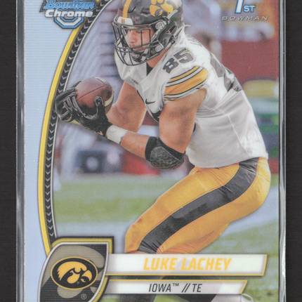 2024 Bowman Chrome University Luke Lachey #122 Refractor 1st Bowman