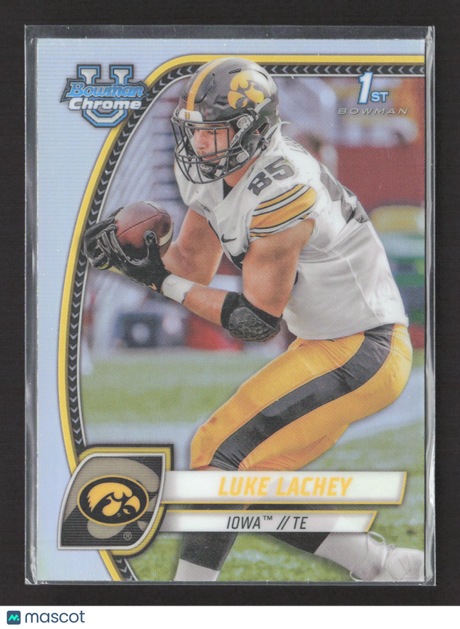 2024 Bowman Chrome University Luke Lachey #122 Refractor 1st Bowman