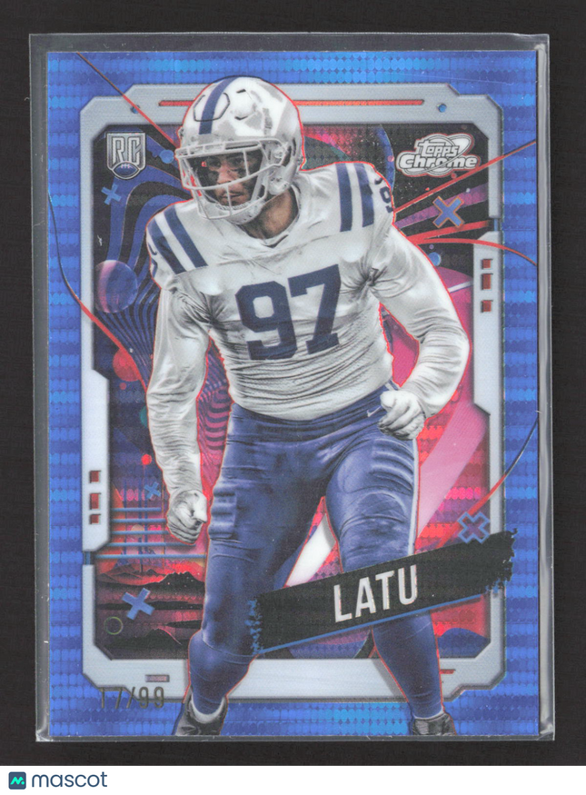 2024 Topps Chrome Laiatu Latu #142 Blue RC 17/99