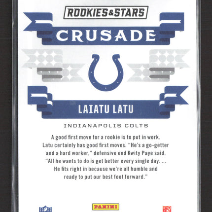2024 Panini Rookies & Stars Crusade Laiatu Latu #C-LLU RC