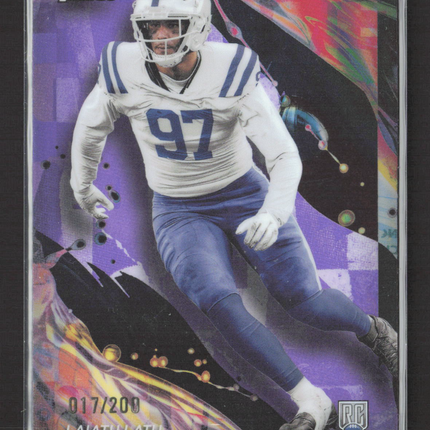 2024 Topps Finest Laiatu Latu #158 Purple Refractor 017/200