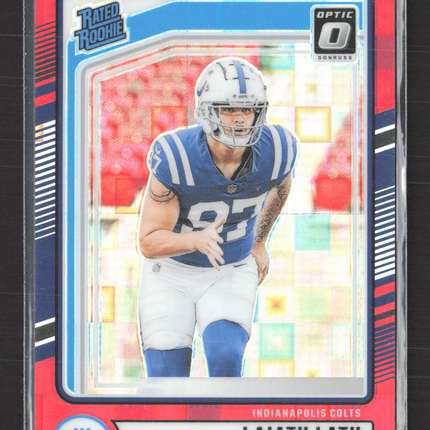 2024 Panini Donruss Optic Prizm Laiatu Latu #311 Red