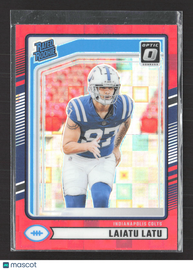 2024 Panini Donruss Optic Prizm Laiatu Latu #311 Red