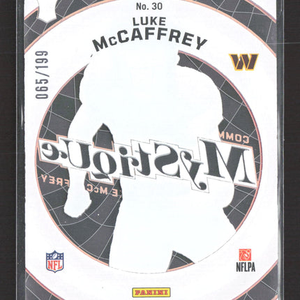 2024 Panini Illusions Mystique Luke McCaffrey #30 065/199 RC