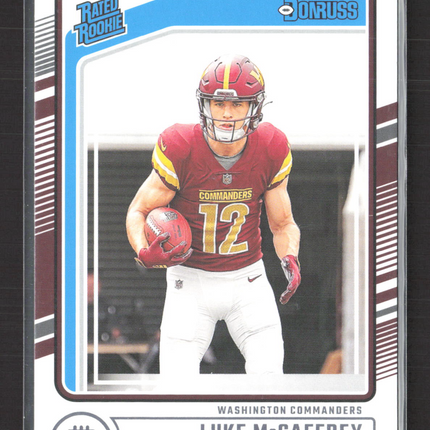 2024 Panini Donruss Luke McCaffrey #302
