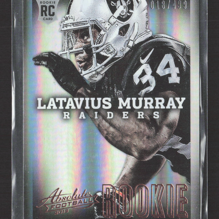 2013 Panini Absolute Latavius Murray #181 Holographic 018/499