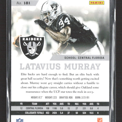 2013 Panini Absolute Latavius Murray #181 Holographic 018/499