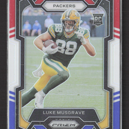 2023 Panini Prizm Luke Musgrave #337 Red White Blue RC