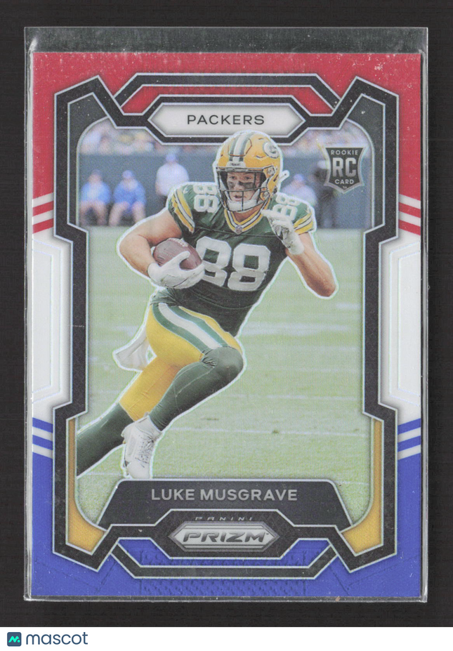 2023 Panini Prizm Luke Musgrave #337 Red White Blue RC