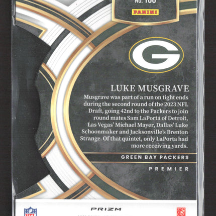 2024 Panini Select Prizm Premier Luke Musgrave #166 RC