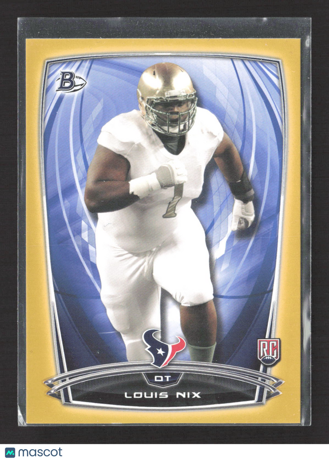 2014 Bowman Louis Nix #79 Gold RC 374/399