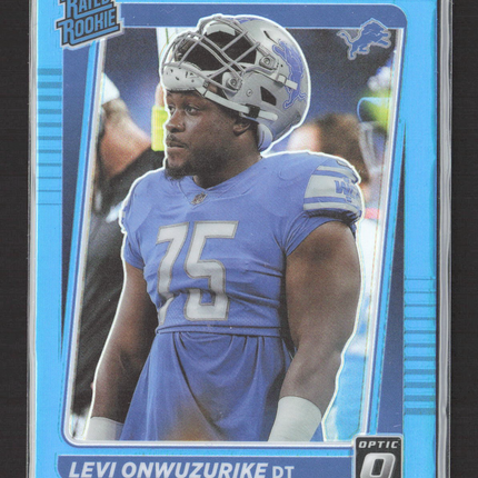 2021 Panini Donruss Optic Levi Onwuzurike #270 Light Blue Prizm 122/299