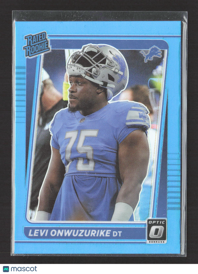 2021 Panini Donruss Optic Levi Onwuzurike #270 Light Blue Prizm 122/299