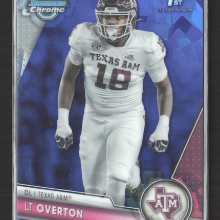 2023 Bowman Chrome University LT Overton #139 Sapphire 1st Bowman