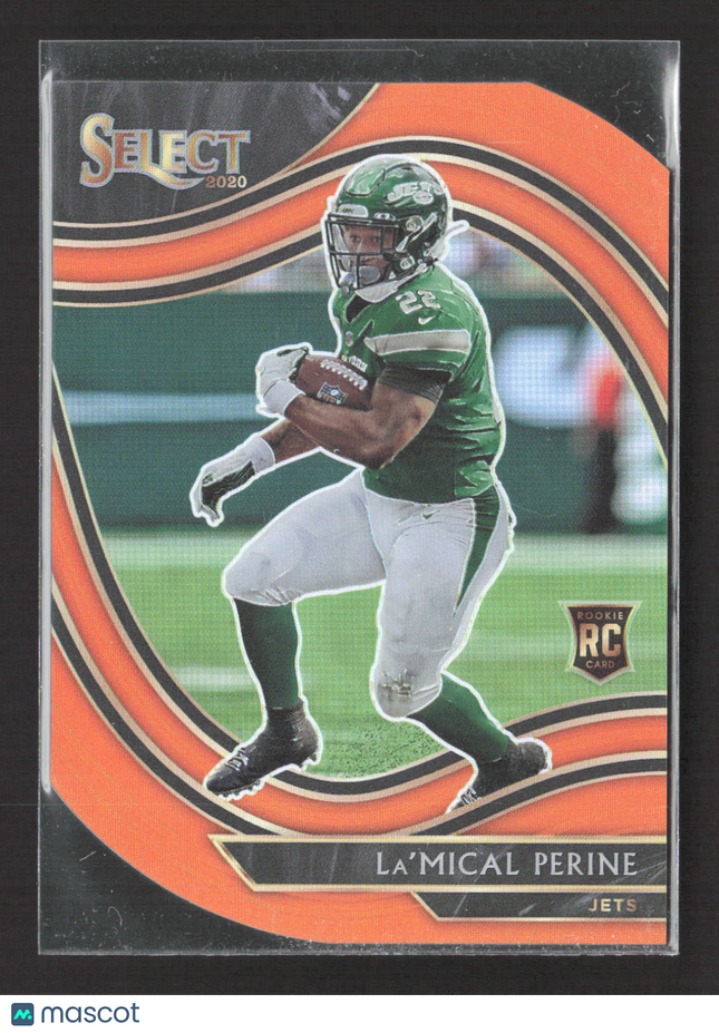 2020 Panini Select Prizm La'Mical Perine #380 Orange