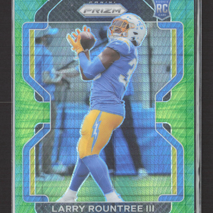 2021 Panini Prizm Larry Rountree III #401 Green Pulsar RC 003/175