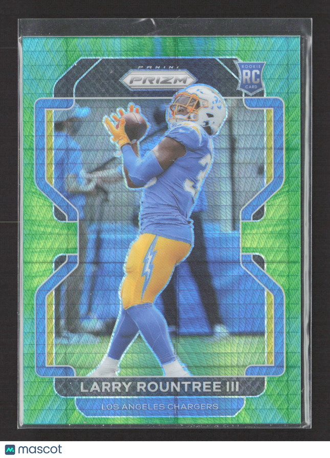2021 Panini Prizm Larry Rountree III #401 Green Pulsar RC 003/175