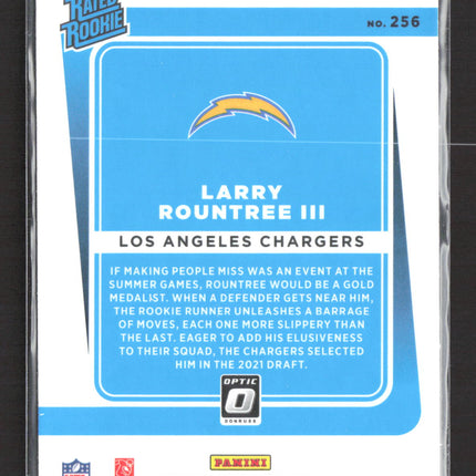 2021 Panini Donruss Optic Prizm Larry Rountree III #256 Red Mosaic