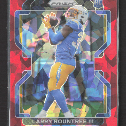 2021 Panini Prizm Larry Rountree III #401 Red Mosaic RC