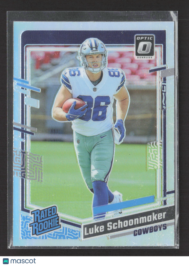 2023 Panini Donruss Optic Luke Schoonmaker #227 Light Blue Prizm