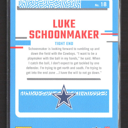 2023 Panini Donruss Football Luke Schoonmaker #318