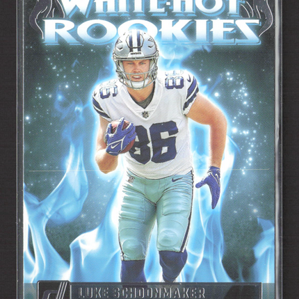 2023 Panini Donruss White Hot Rookies Luke Schoonmaker #WHR-9