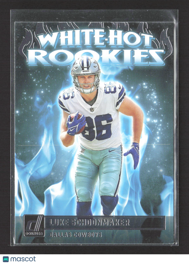 2023 Panini Donruss White Hot Rookies Luke Schoonmaker #WHR-9