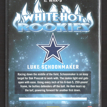 2023 Panini Donruss White Hot Rookies Luke Schoonmaker #WHR-9