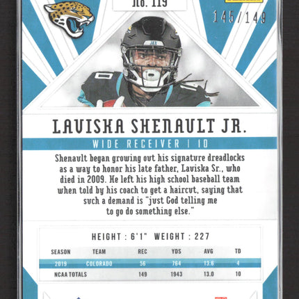 2020 Panini Phoenix Laviska Shenault Jr. #119 Purple RC 145/149