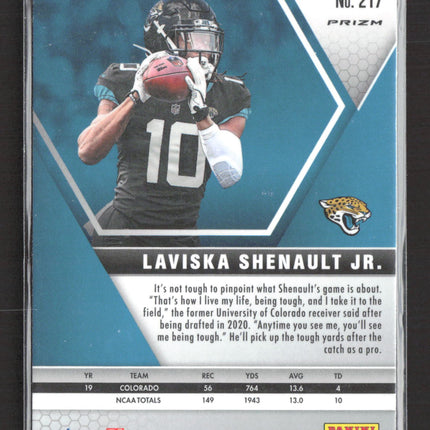 2020 Panini Mosaic Prizm Laviska Shenault Jr. #217 Pink RC