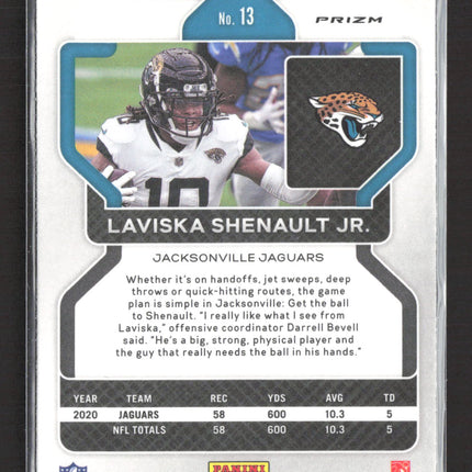 2021 Panini Prizm Laviska Shenault Jr. #13 Green Pulsar