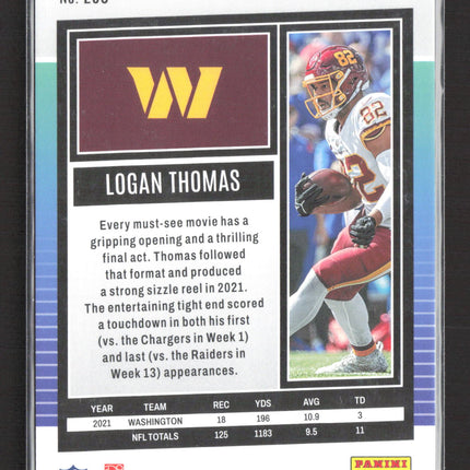 2022 Panini Score Logan Thomas #253 Stars 192/389
