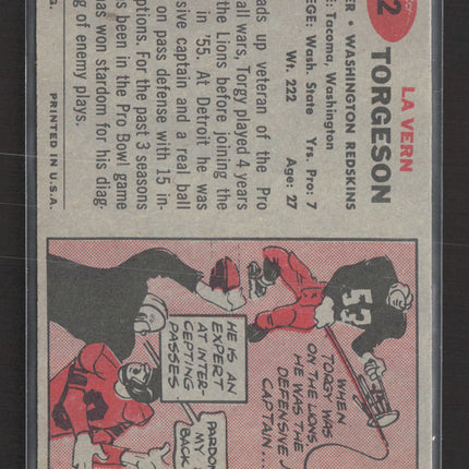 1956 Topps La Vern Torgeson #12