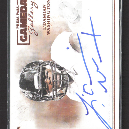 2014 Press Pass Gameday Gallery L'Damian Washington #GG-LW Auto
