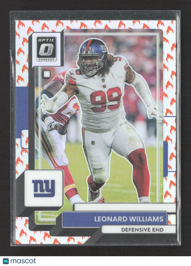 2023 Panini Donruss Optic Prizm Fire Leonard Williams #148