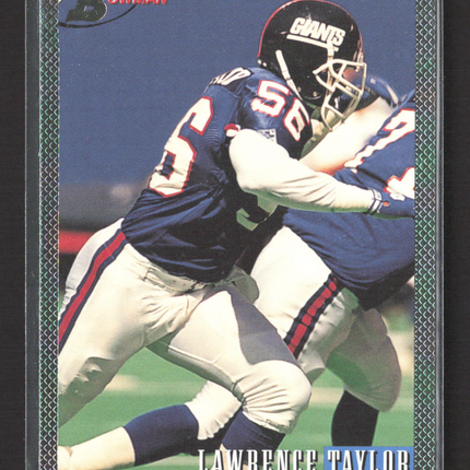 1993 Bowman Lawrence Taylor #80 Foil