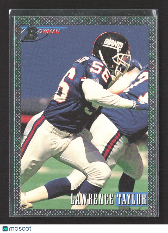1993 Bowman Lawrence Taylor #80 Foil