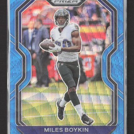 2020 Panini Prizm Miles Boykin #40 Blue Wave /199