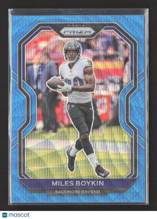 2020 Panini Prizm Miles Boykin #40 Blue Wave /199
