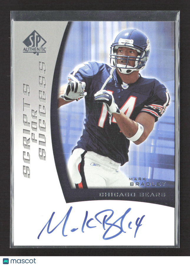 2005 SP Authentic Scripts for Success Mark Bradley #SS-MB Auto