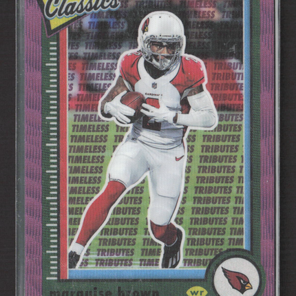 2022 Panini Classics Football Marquise Brown #8 Purple 26/50