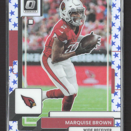 2023 Panini Donruss Optic Marquise Brown #3 Stars