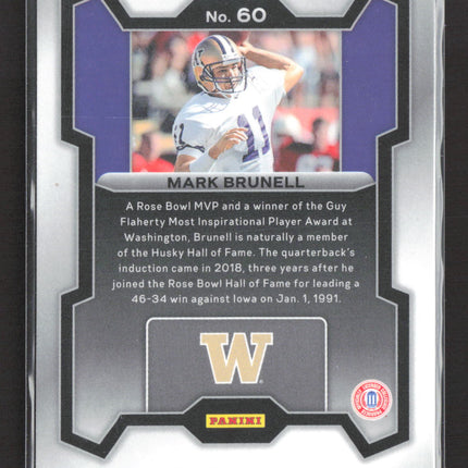 2024 Panini Prizm Draft Picks Mark Brunell #60 Red Ice