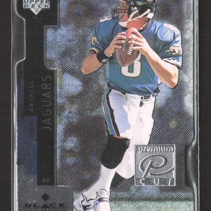 1998 Upper Deck Black Diamond Premium Cut Mark Brunell #PC21