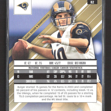 2004 Donruss Rookies & Stars Longevity Marc Bulger #82 /250